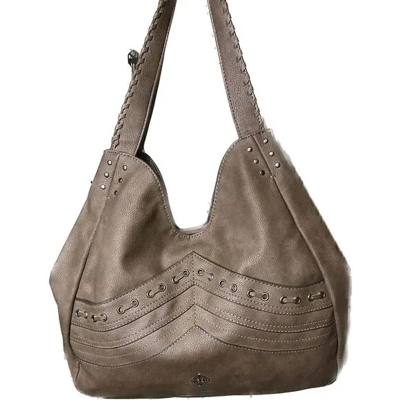 Nanette Leopore Vegan Leather Bohemian Western Shoulder Bag - Picture 1 of 6